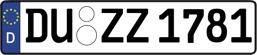 DU-ZZ1781