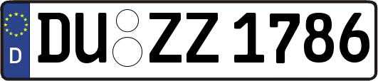 DU-ZZ1786