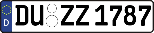DU-ZZ1787