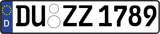 DU-ZZ1789
