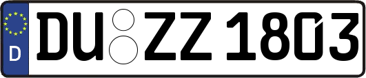 DU-ZZ1803
