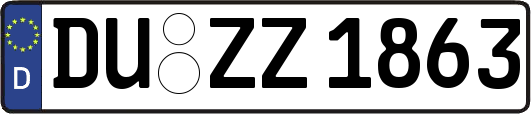 DU-ZZ1863