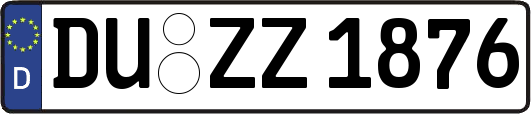 DU-ZZ1876