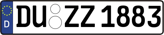 DU-ZZ1883