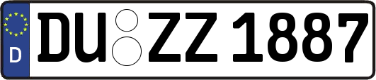 DU-ZZ1887