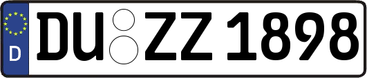 DU-ZZ1898