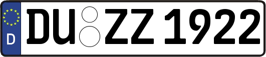 DU-ZZ1922