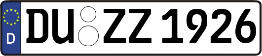DU-ZZ1926
