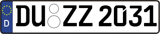 DU-ZZ2031