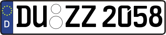 DU-ZZ2058