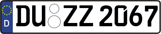 DU-ZZ2067