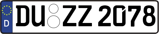 DU-ZZ2078