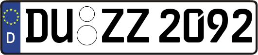 DU-ZZ2092