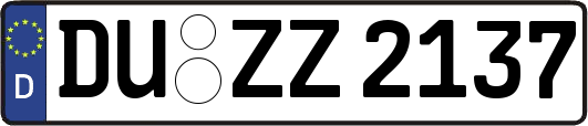DU-ZZ2137