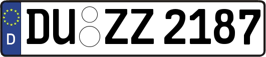 DU-ZZ2187