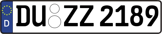 DU-ZZ2189