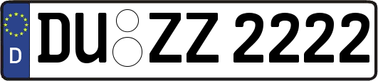 DU-ZZ2222