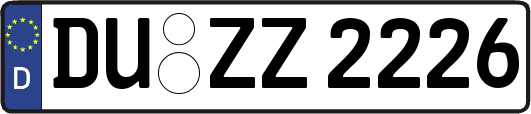 DU-ZZ2226