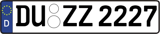 DU-ZZ2227