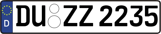 DU-ZZ2235