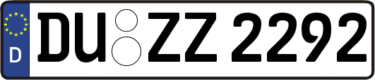 DU-ZZ2292