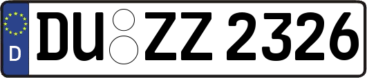 DU-ZZ2326