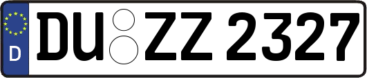 DU-ZZ2327