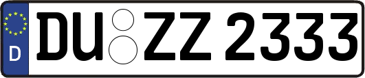 DU-ZZ2333