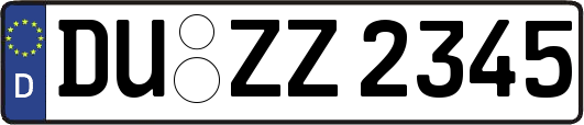 DU-ZZ2345