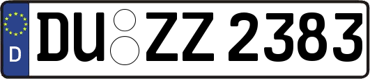 DU-ZZ2383