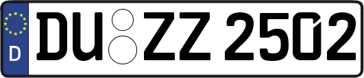 DU-ZZ2502