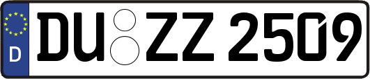 DU-ZZ2509