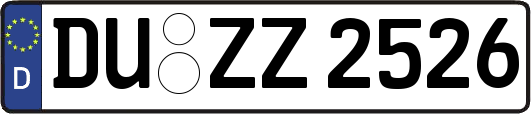 DU-ZZ2526