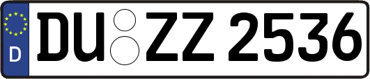 DU-ZZ2536