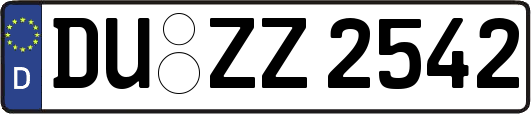 DU-ZZ2542