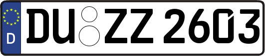 DU-ZZ2603