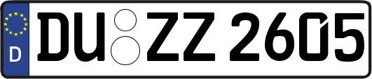 DU-ZZ2605