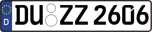DU-ZZ2606