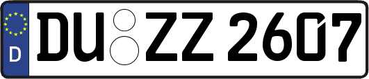 DU-ZZ2607
