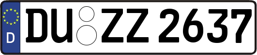 DU-ZZ2637