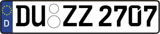 DU-ZZ2707