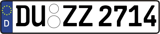 DU-ZZ2714