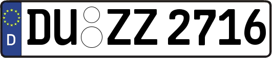 DU-ZZ2716