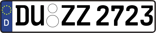 DU-ZZ2723