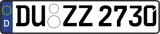 DU-ZZ2730