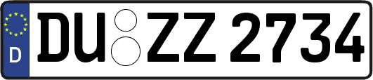 DU-ZZ2734