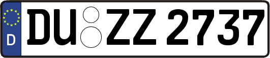 DU-ZZ2737