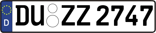 DU-ZZ2747