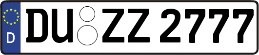 DU-ZZ2777