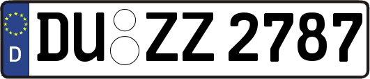 DU-ZZ2787